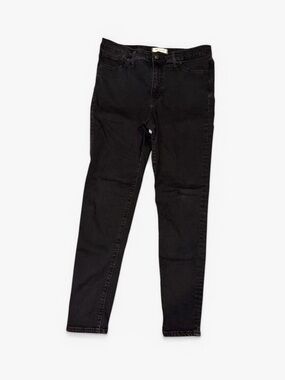 Madewell Straight Leg Black Jeans